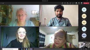 Screenshot of the ExRe(y) conference participants